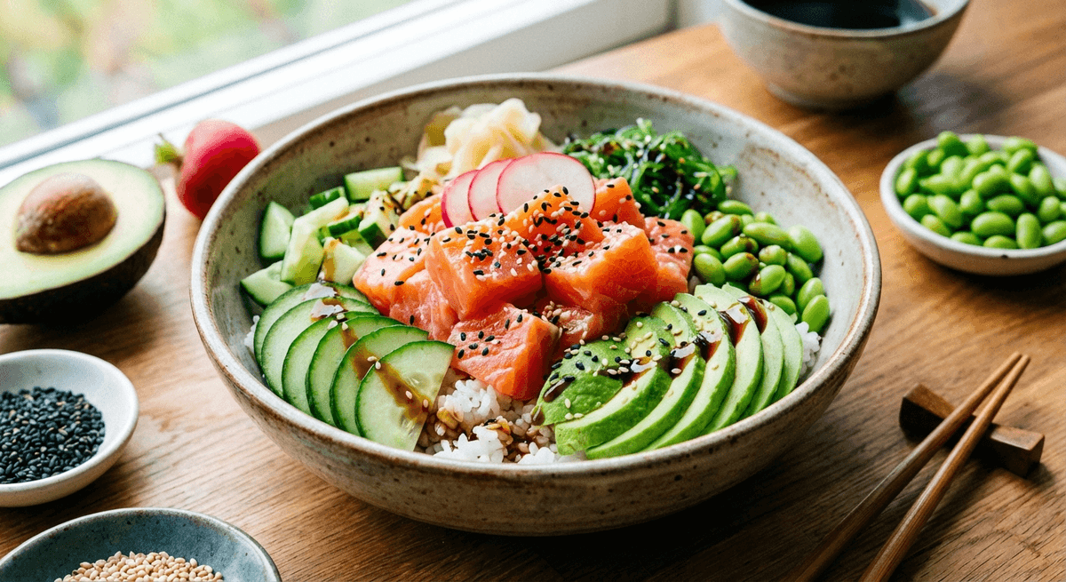 Salmon Poke – Fresh Salmon Poke Bowl Recipe