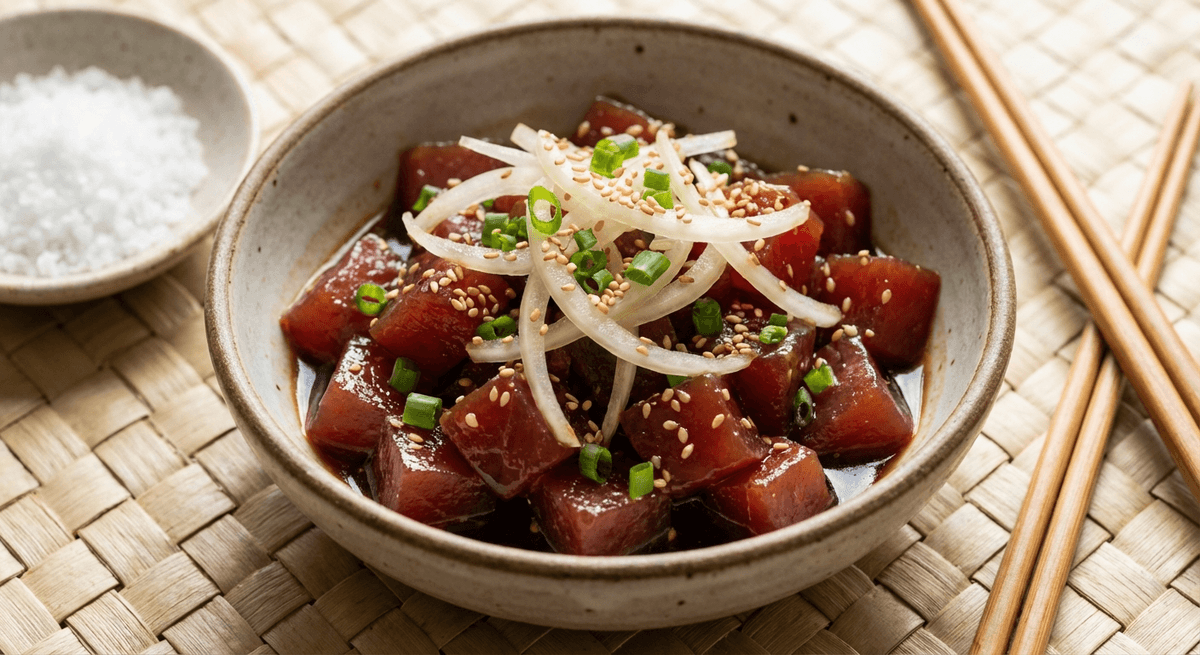 Shoyu Ahi Poke – Classic Soy Sauce Poke Recipe
